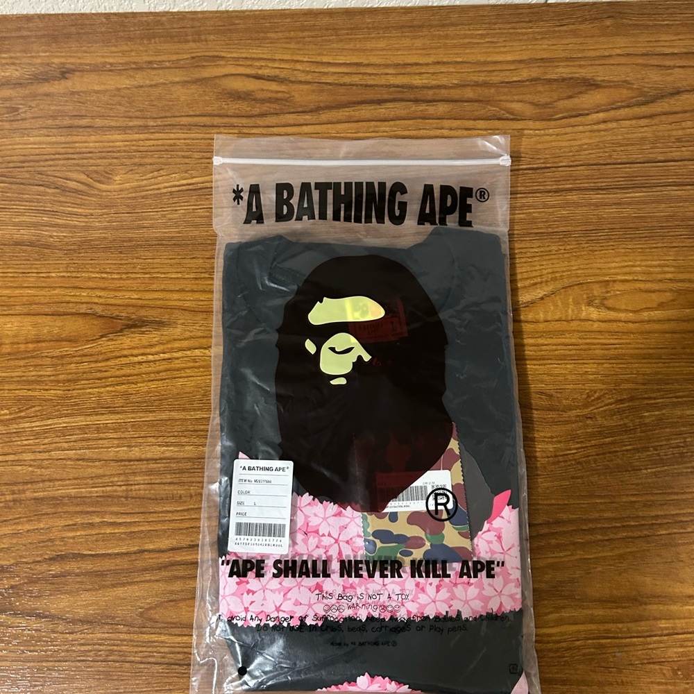 BAPE Sakura Ape Face Tee